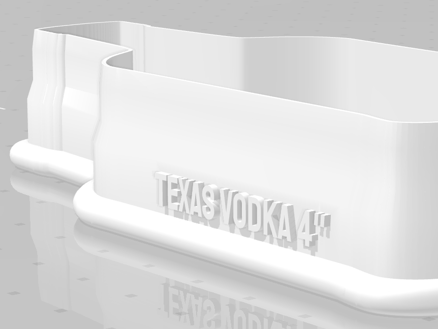 Texas Vodka Cookie Cutter